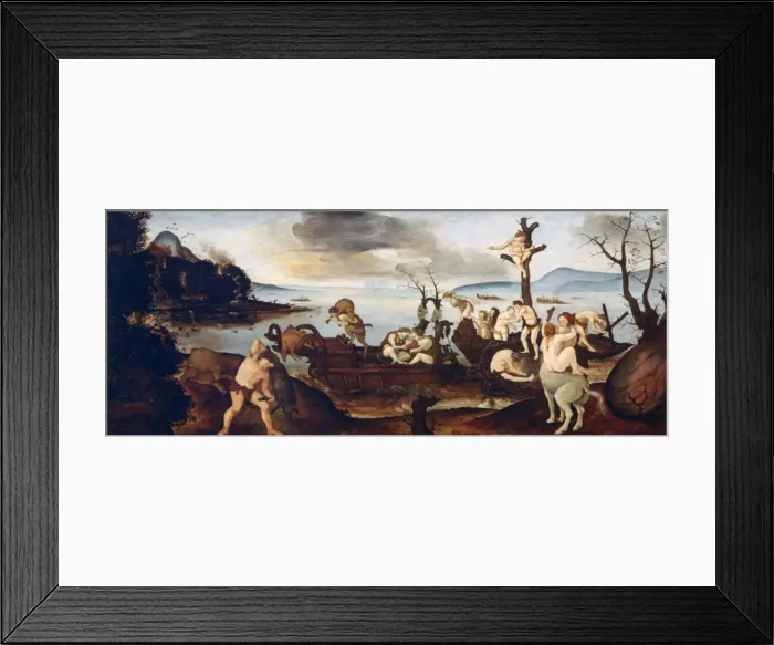 Framed Print : The Return from the Hunt, 1505-1507. Artist: Piero di Cosimo Framed Print : The Return from the Hunt, 1505-1507. Artist: Piero di Cosimo