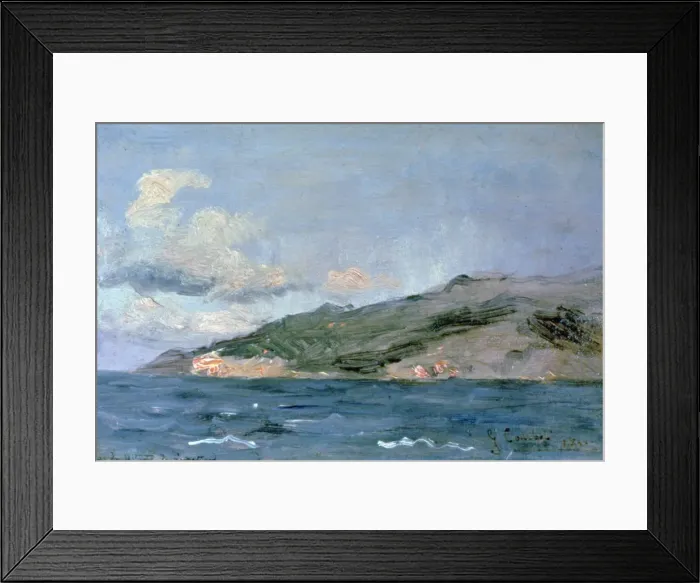 Framed Print : Entrance to the Straits of Gibraltar, 1848. Artist: Gustave Courbet Framed Print : Entrance to the Straits of Gibraltar, 1848. Artist: Gustave Courbet