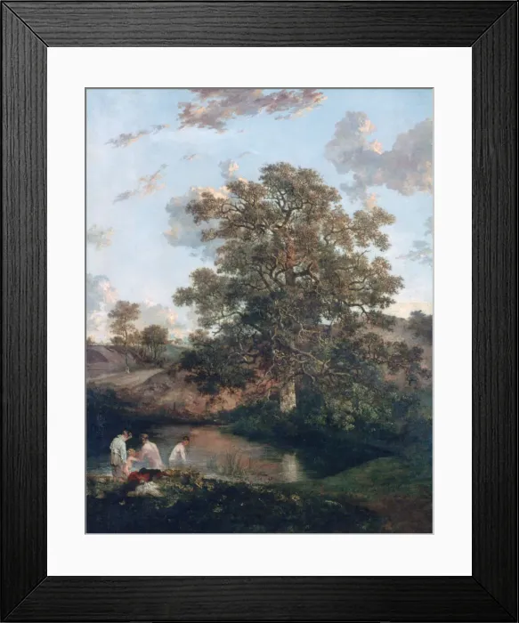 Framed Print : The Poringland Oak, c1818-1820. Artist: John Crome Framed Print : The Poringland Oak, c1818-1820. Artist: John Crome