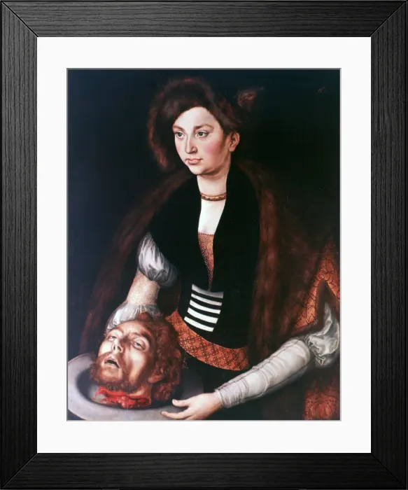 Framed Print : Salome, c1504-1553. Artist: Lucas Cranach the Elder Framed Print : Salome, c1504-1553. Artist: Lucas Cranach the Elder