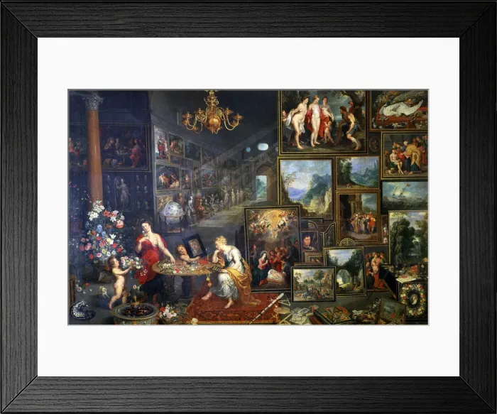Framed Print : Allegory of Sight and Smell, c1590-1625. Artist: Jan Brueghel the Elder Framed Print : Allegory of Sight and Smell, c1590-1625. Artist: Jan Brueghel the Elder