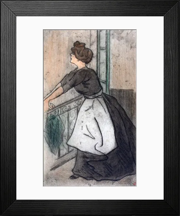Framed Print : Chambermaid, c1871-1919. Artist: Henri Boutet Framed Print : Chambermaid, c1871-1919. Artist: Henri Boutet