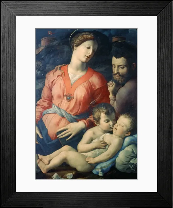 Framed Print : The Panciatichi Holy Family, 1530-1532. Artist: Agnolo Bronzino Framed Print : The Panciatichi Holy Family, 1530-1532. Artist: Agnolo Bronzino