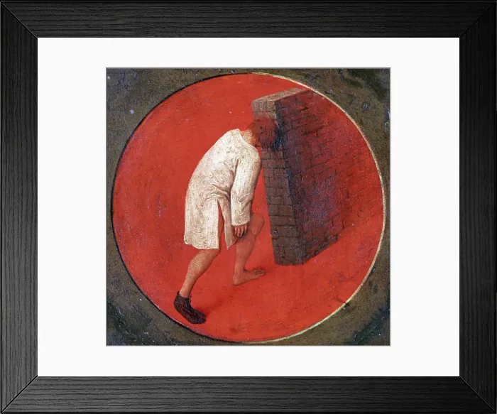 Framed Print : Flemish proverb, c1558-1560. Artist: Pieter Bruegel the Elder Framed Print : Flemish proverb, c1558-1560. Artist: Pieter Bruegel the Elder