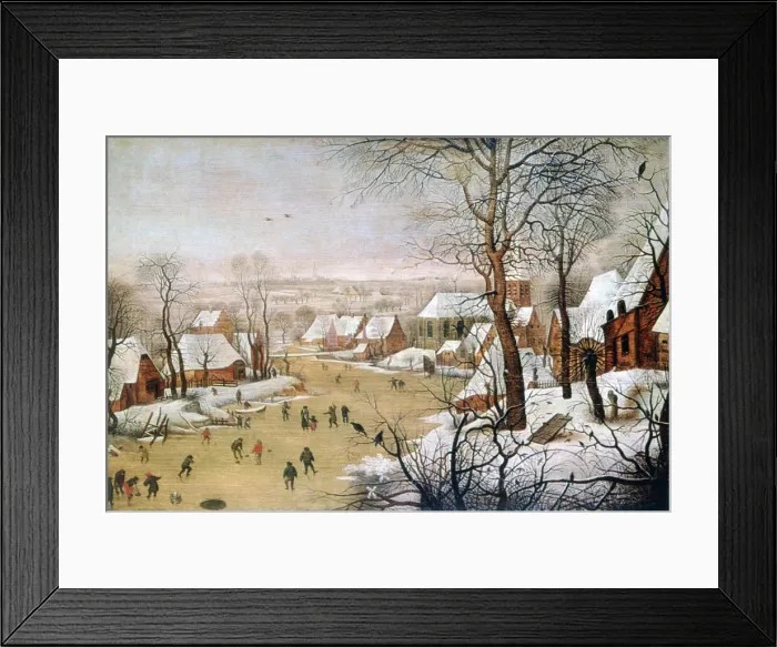 Framed Print : The Bird Trap, c1584-1638. Artist: Pieter Brueghel the Younger Framed Print : The Bird Trap, c1584-1638. Artist: Pieter Brueghel the Younger