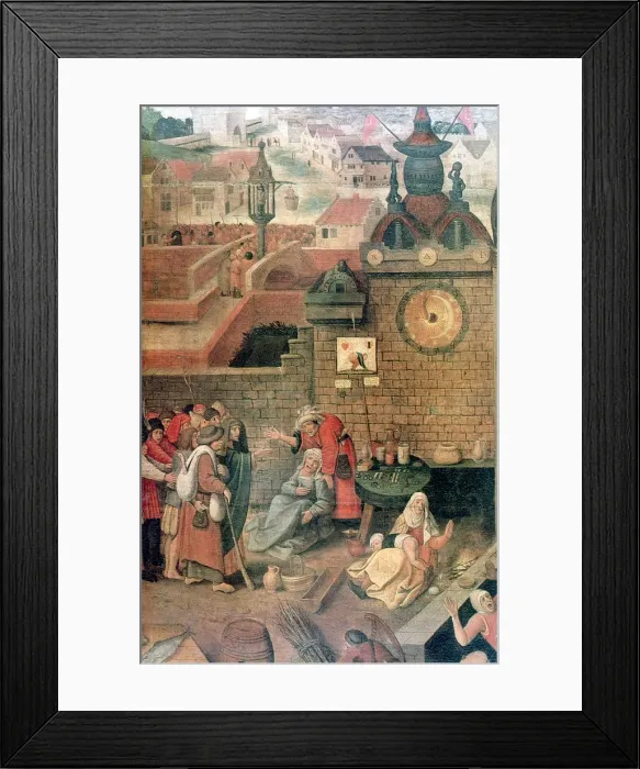 Framed Print : Christ Driving the Traders from the Temple (detail), c1584-1638. Artist: Pieter Brueghel the Younger Framed Print : Christ Driving the Traders from the Temple (detail), c1584-1638. Artist: Pieter Brueghel the Younger