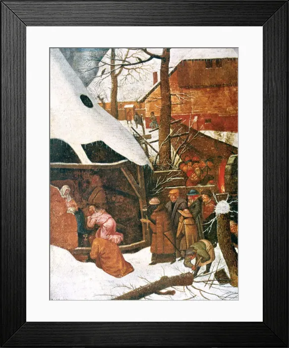 Framed Print : The Adoration of the Magi (detail), c1584-1638. Artist: Pieter Brueghel the Younger Framed Print : The Adoration of the Magi (detail), c1584-1638. Artist: Pieter Brueghel the Younger