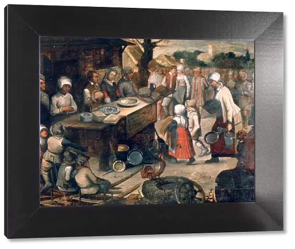The Presentation of Gifts, c1584-1638. Artist: Pieter Brueghel the Younger