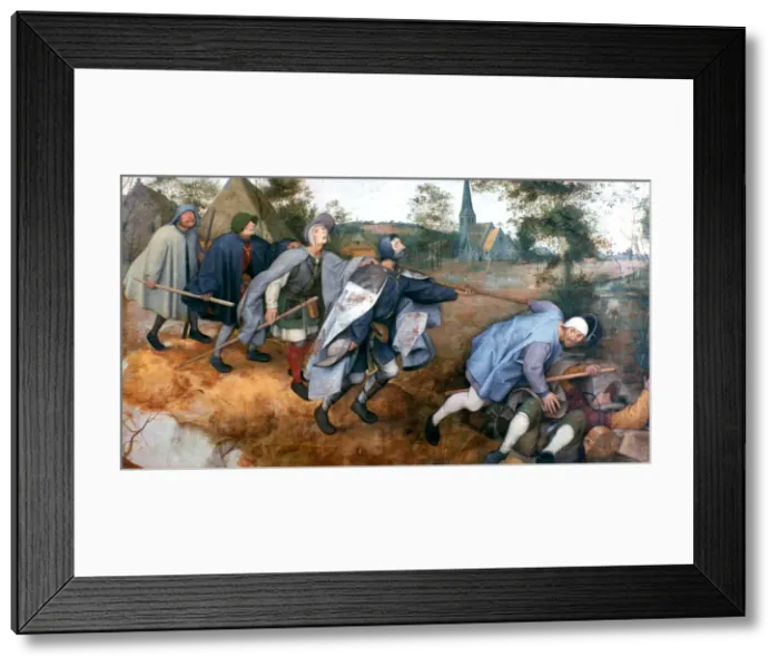 Framed Print : The Parable of the Blind, 1568. Artist: Pieter Bruegel the Elder Framed Print : The Parable of the Blind, 1568. Artist: Pieter Bruegel the Elder