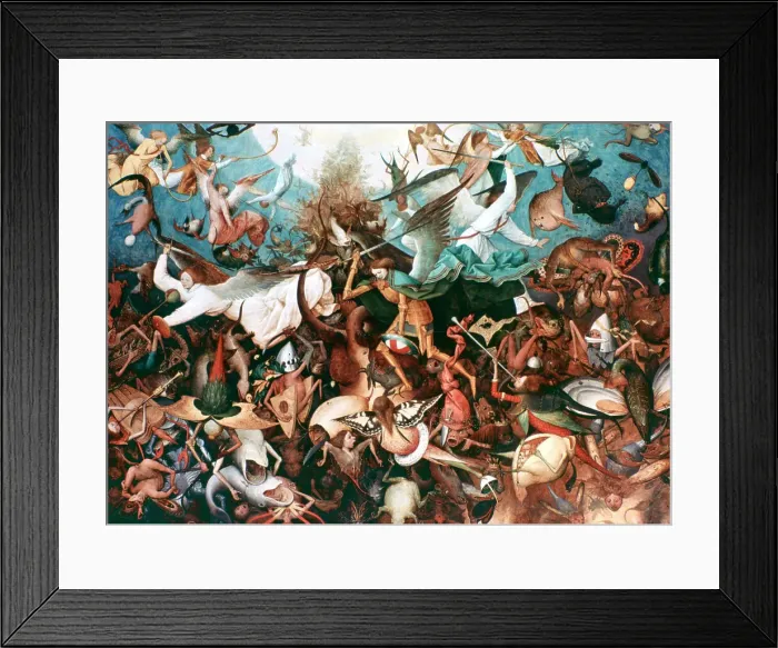 Framed Print : The Fall of the Rebel Angels, 1562. Artist: Pieter Bruegel the Elder Framed Print : The Fall of the Rebel Angels, 1562. Artist: Pieter Bruegel the Elder