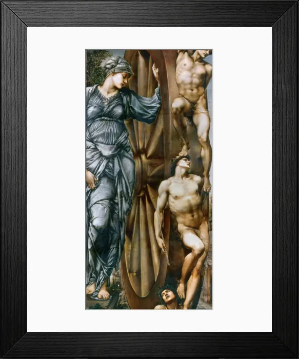 Framed Print : The Wheel of Fortune, 1875-1883. Artist: Sir Edward Coley Burne-Jones Framed Print : The Wheel of Fortune, 1875-1883. Artist: Sir Edward Coley Burne-Jones