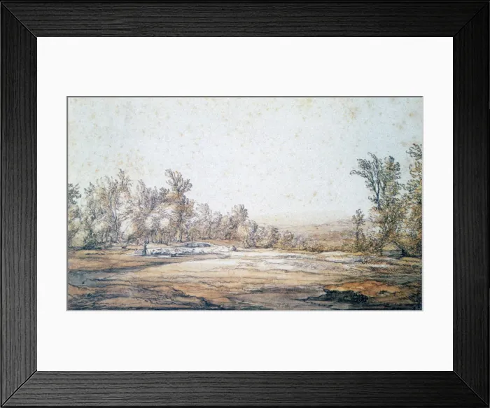 Framed Print : Landscape, 1620-1691. Artist: Aelbert Cuyp Framed Print : Landscape, 1620-1691. Artist: Aelbert Cuyp