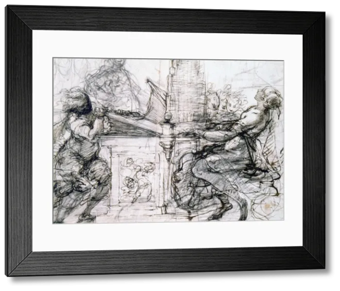 Framed Print : St Cecile or Cecilia, c1598-1630. Artist: Daniele Crespi Framed Print : St Cecile or Cecilia, c1598-1630. Artist: Daniele Crespi