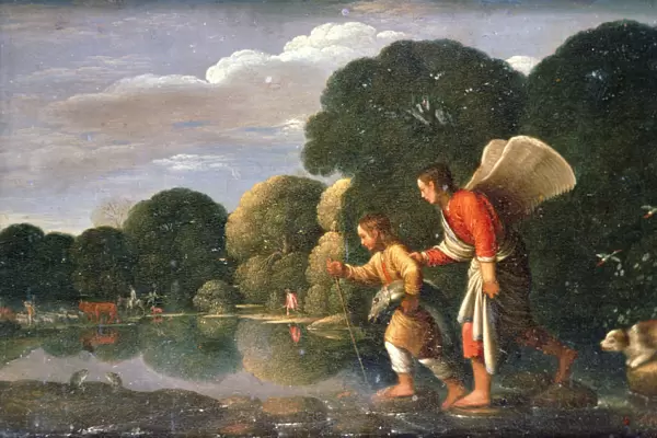 Tobias and Angel, 1578-1610. Artist: Adam Elsheimer