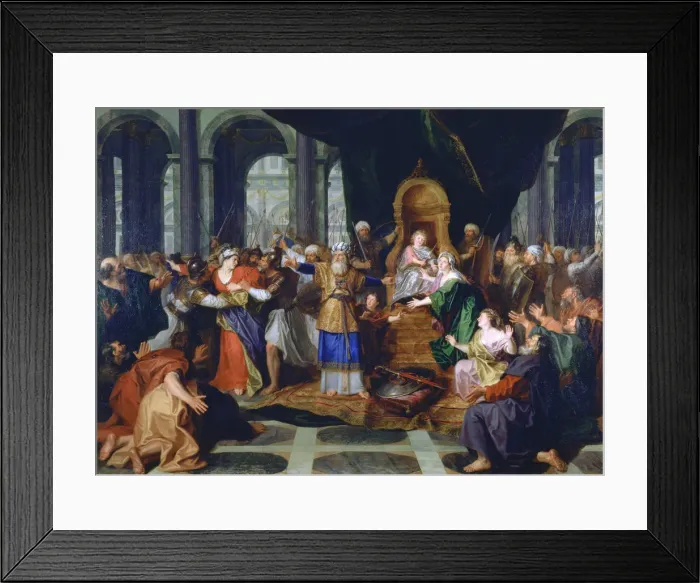 Framed Print : Athaliah Expelled from the Temple, painted before 1697. Artist: Antoine Coypel Framed Print : Athaliah Expelled from the Temple, painted before 1697. Artist: Antoine Coypel