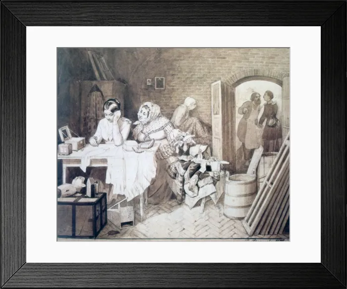 Framed Print : Mousetrap, 1846. Artist: Pavel Andreevich Fedotov Framed Print : Mousetrap, 1846. Artist: Pavel Andreevich Fedotov