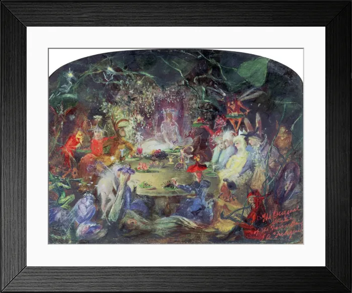 Framed Print : The Fairy Banquet, 1832-1906. Artist: John Anster Fitzgerald Framed Print : The Fairy Banquet, 1832-1906. Artist: John Anster Fitzgerald