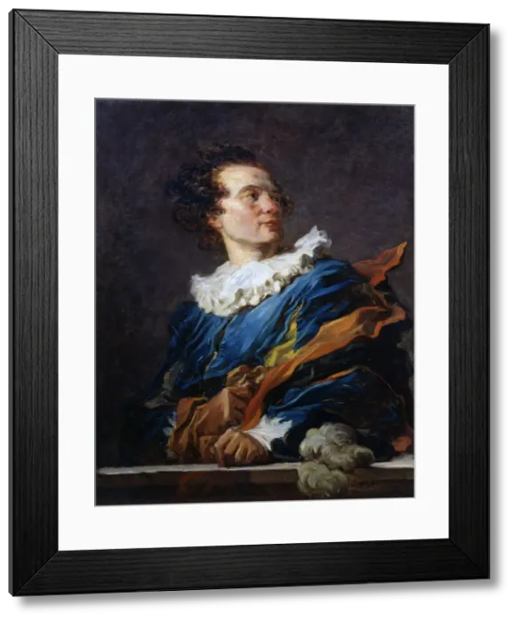 Framed Print : Figure of Fantasy: Portrait of the Abbot of Saint-Non, 1769. Artist: Jean-Honore Fragonard Framed Print : Figure of Fantasy: Portrait of the Abbot of Saint-Non, 1769. Artist: Jean-Honore Fragonard