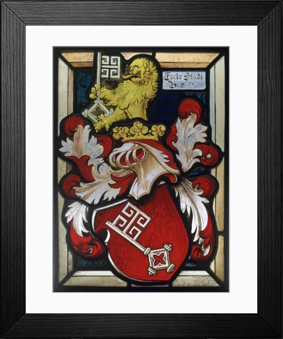 Framed Print : Coat of arms, 16th century Framed Print : Coat of arms, 16th century