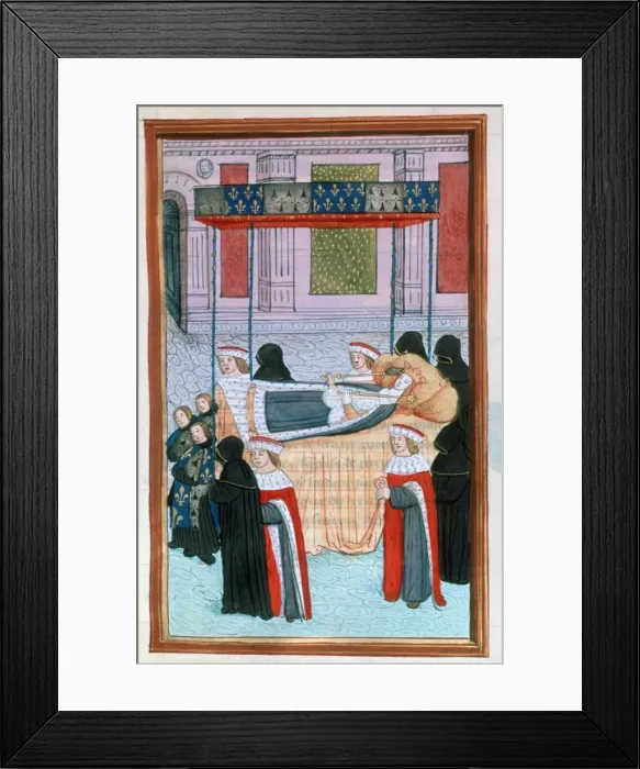 Framed Print : Funeral of Anne of Britanny, Paris, 1514, (16th century) Framed Print : Funeral of Anne of Britanny, Paris, 1514, (16th century)