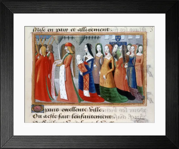 Framed Print : Presentation of the Dauphin Charles, 1403, (1484) Framed Print : Presentation of the Dauphin Charles, 1403, (1484)