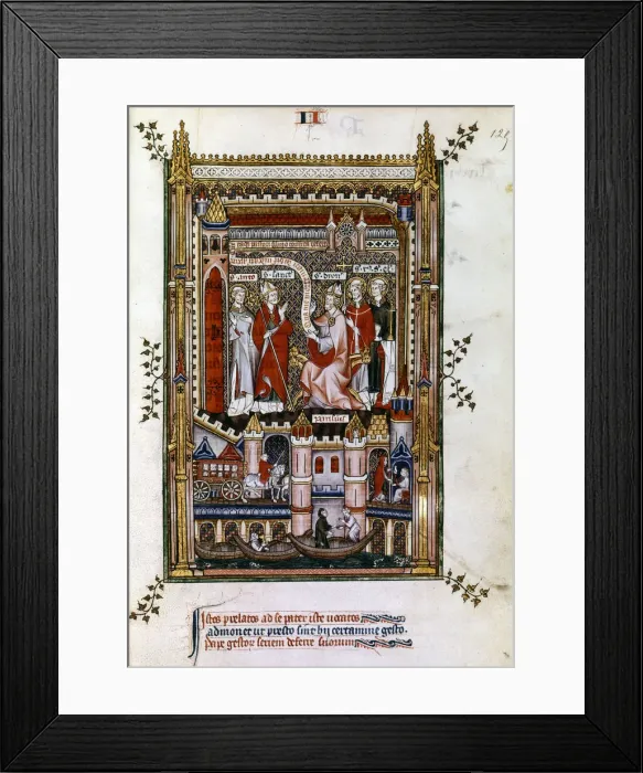 Framed Print : St Denis, 1317 Framed Print : St Denis, 1317