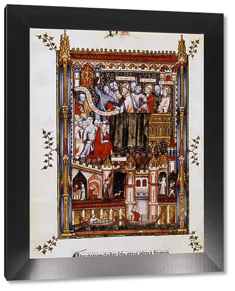 The arrest of St Denis, 1317