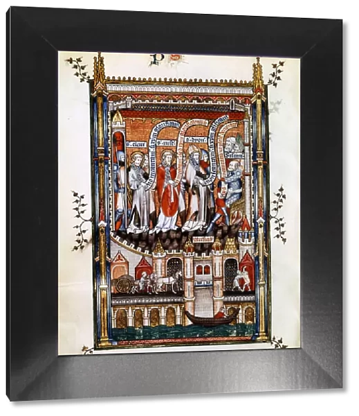 St Denis before Sissinius, 1317