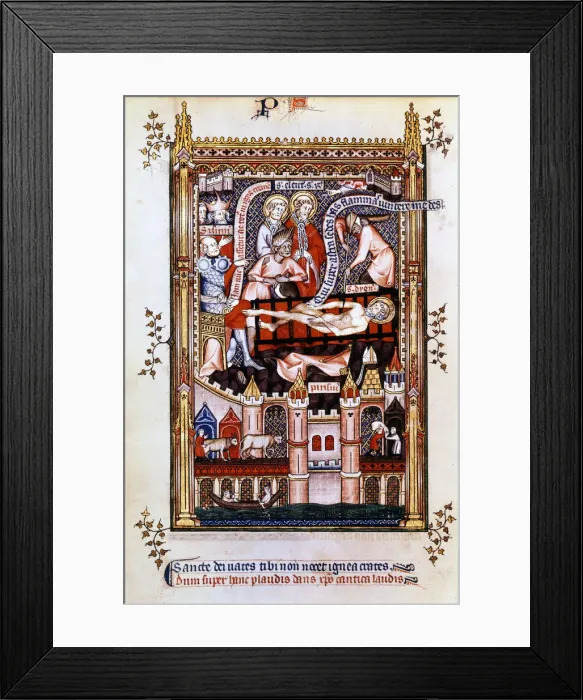Framed Print : The martyrdom of St Denis, 1317 Framed Print : The martyrdom of St Denis, 1317