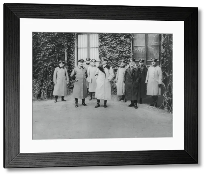 Framed Print : General Alexander von Kluck and other officers, World War I, 1915 Framed Print : General Alexander von Kluck and other officers, World War I, 1915