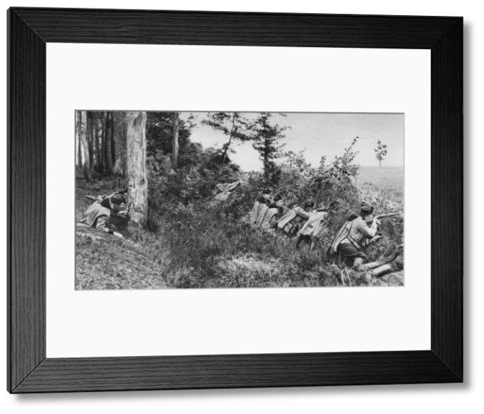 Framed Print : Vanguard of Austro-Hungarian Uhlans occupying a clearing in a forest, World War I, 1917 Framed Print : Vanguard of Austro-Hungarian Uhlans occupying a clearing in a forest, World War I, 1917