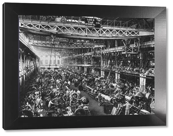 The Krupp gun factory number 1, Essen, Germany, World War I, 1917