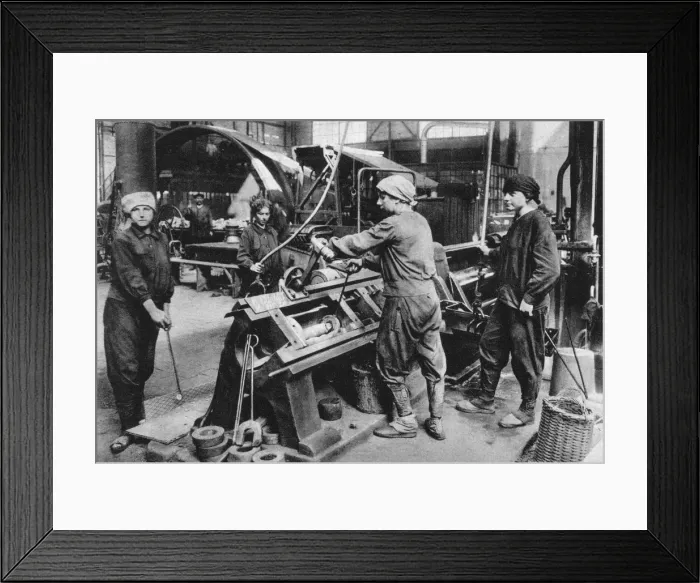 Framed Print : German state munition factory, World War I, 1917 Framed Print : German state munition factory, World War I, 1917