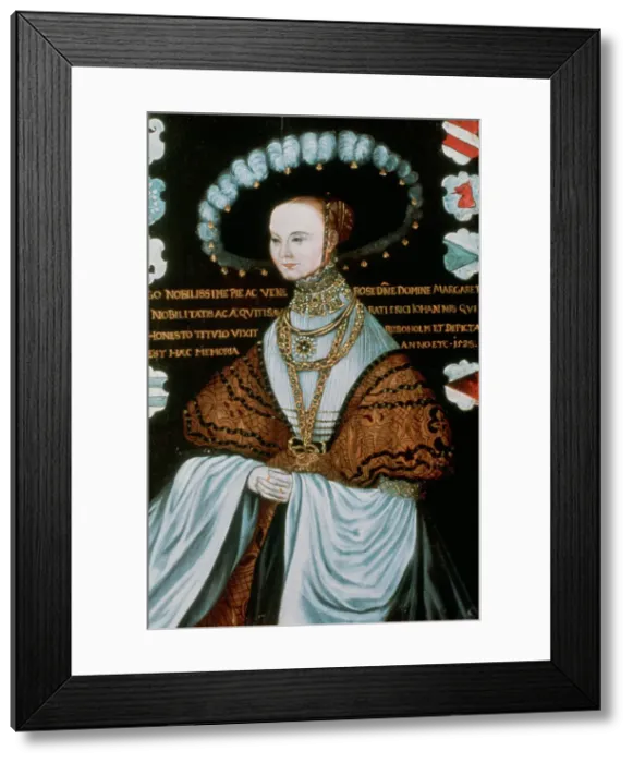 Framed Print : Margareta Eriksdotter Vasa, (detail), 16th century. Artist: Master Hillebrandt Framed Print : Margareta Eriksdotter Vasa, (detail), 16th century. Artist: Master Hillebrandt