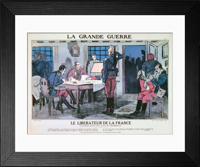 Framed Print : The Liberator of France, 1914-1918 Framed Print : The Liberator of France, 1914-1918