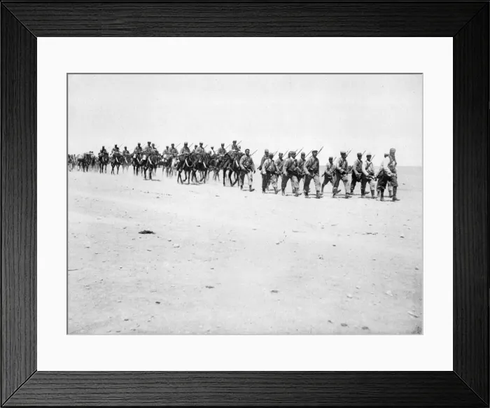 Framed Print : The French Foreign Legion on manoeuvres, Boudenib, Morocco, 1911 Framed Print : The French Foreign Legion on manoeuvres, Boudenib, Morocco, 1911