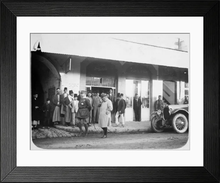 Framed Print : Two officers of the French Foreign Legion, Syria, 20th century Framed Print : Two officers of the French Foreign Legion, Syria, 20th century
