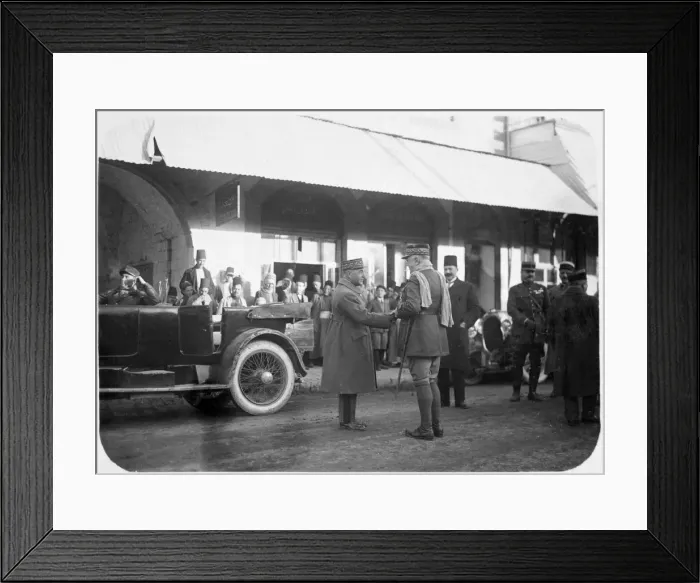 Framed Print : Officers of the French Foreign Legion, Syria, 20th century Framed Print : Officers of the French Foreign Legion, Syria, 20th century