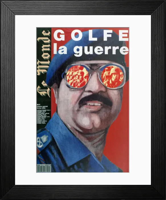 Framed Print : Front cover of Le Monde, Febuary 1991 Framed Print : Front cover of Le Monde, Febuary 1991