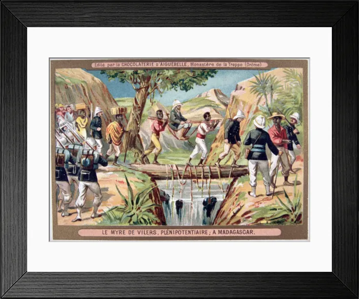 Framed Print : Charles le Myre de Vilers, resident general of Madagascar, 19th century Framed Print : Charles le Myre de Vilers, resident general of Madagascar, 19th century