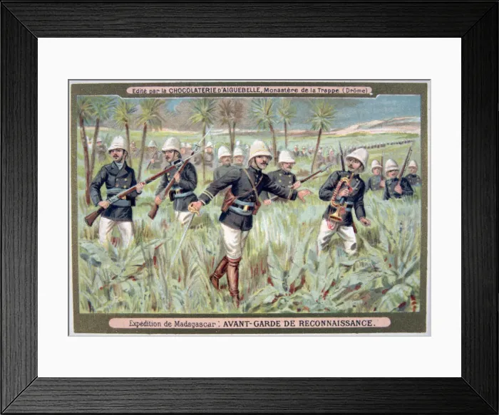 Framed Print : French Reconnaissance Troops, Madagascar Expedition, 1883-1896 Framed Print : French Reconnaissance Troops, Madagascar Expedition, 1883-1896