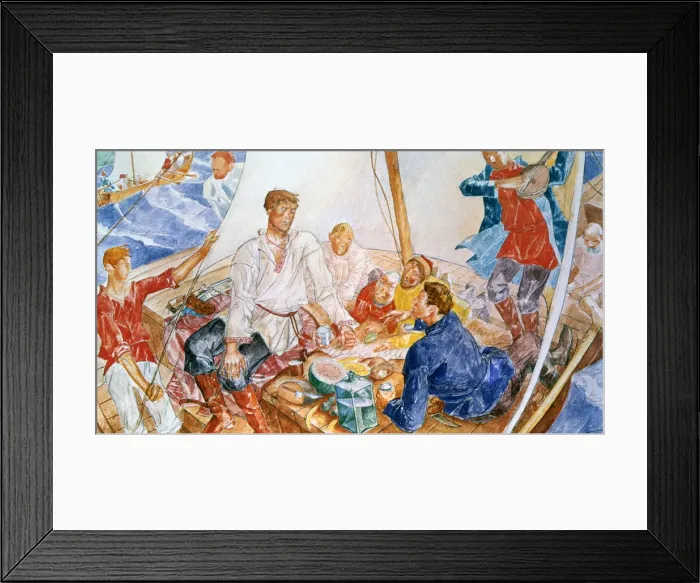 Framed Print : Stepan Razin, 1918. Artist: Kuz ma Petrov-Vodkin Framed Print : Stepan Razin, 1918. Artist: Kuz ma Petrov-Vodkin