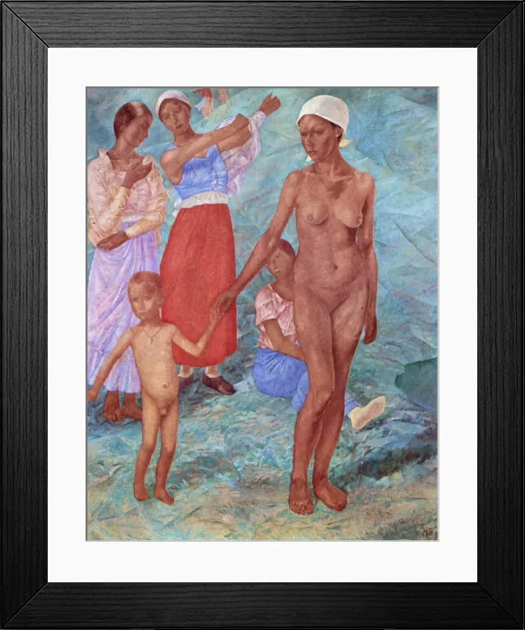 Framed Print : Morning, 1917. Artist: Kuz ma Petrov-Vodkin Framed Print : Morning, 1917. Artist: Kuz ma Petrov-Vodkin
