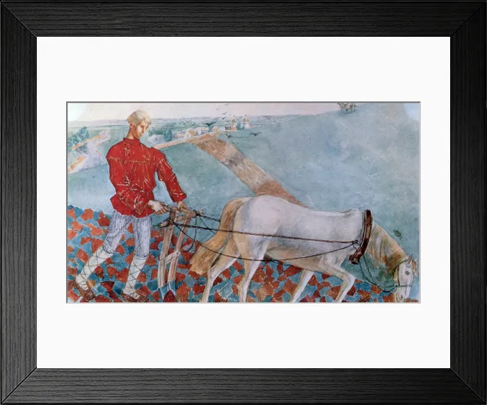 Framed Print : Mikula Selianovich, 1918. Artist: Kuz ma Petrov-Vodkin Framed Print : Mikula Selianovich, 1918. Artist: Kuz ma Petrov-Vodkin