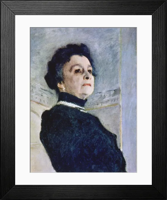 Framed Print : Portrait of Maria Nikolayevna Yermolova (detail), 1905. Artist: Valentin Serov Framed Print : Portrait of Maria Nikolayevna Yermolova (detail), 1905. Artist: Valentin Serov