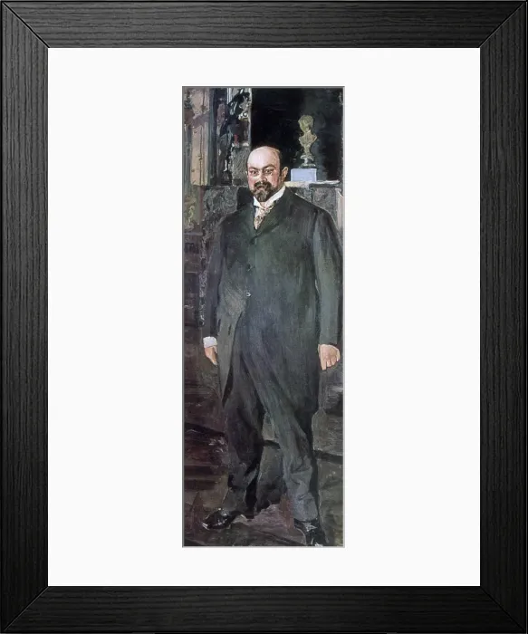 Framed Print : Portrait of Mikhail Abramovich Morozov, 1902. Artist: Valentin Serov Framed Print : Portrait of Mikhail Abramovich Morozov, 1902. Artist: Valentin Serov