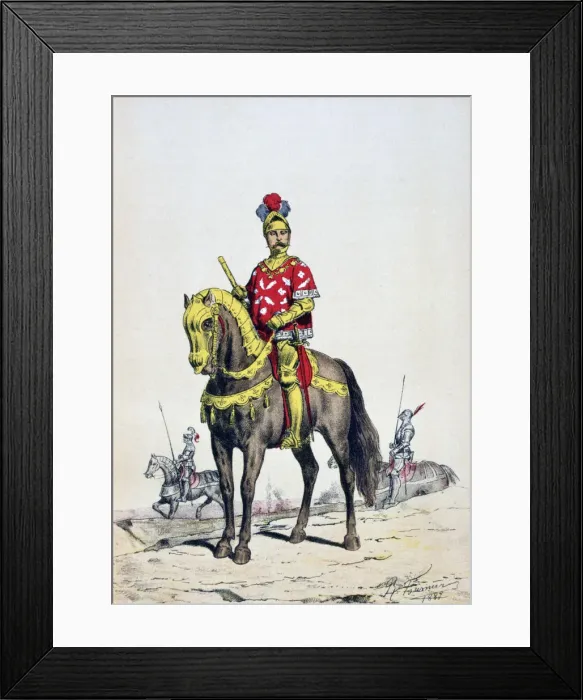 Framed Print : Provost of Paris, 15th century, 1887. Artist: A Lemercier Framed Print : Provost of Paris, 15th century, 1887. Artist: A Lemercier