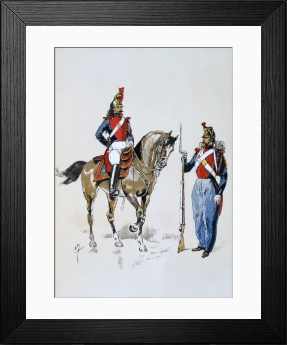 Framed Print : Paris Guard, 11 December 1852 - 10 September 1870 (1887). Artist: A Lemercier Framed Print : Paris Guard, 11 December 1852 - 10 September 1870 (1887). Artist: A Lemercier