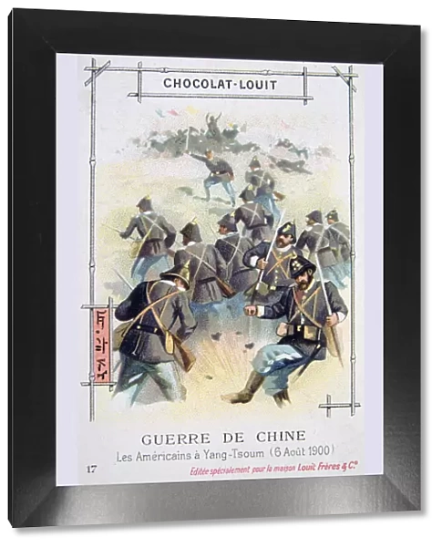 American Army at Yang-Tsoum, China, Boxer Rebellion, 6 August 1900