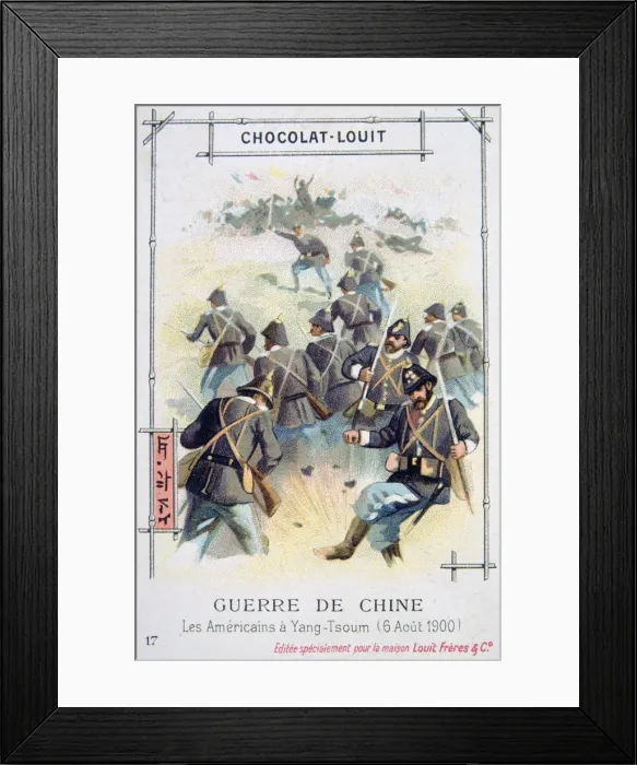 Framed Print : American Army at Yang-Tsoum, China, Boxer Rebellion, 6 August 1900 Framed Print : American Army at Yang-Tsoum, China, Boxer Rebellion, 6 August 1900